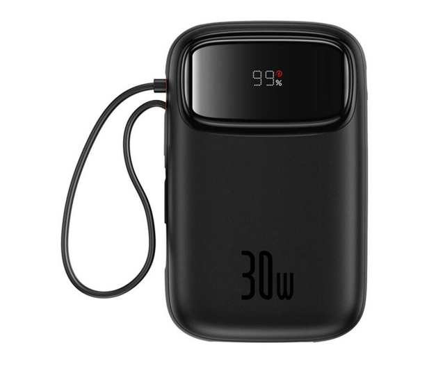 Baseus QPow2 PowerBank 10000mAh 30W Black - 1348200 - zdjęcie